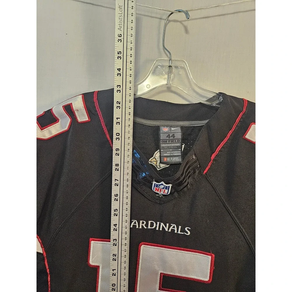 Nike Arizona Cardinals NFL On Field Jersey Black Mens Size 44 15 Football